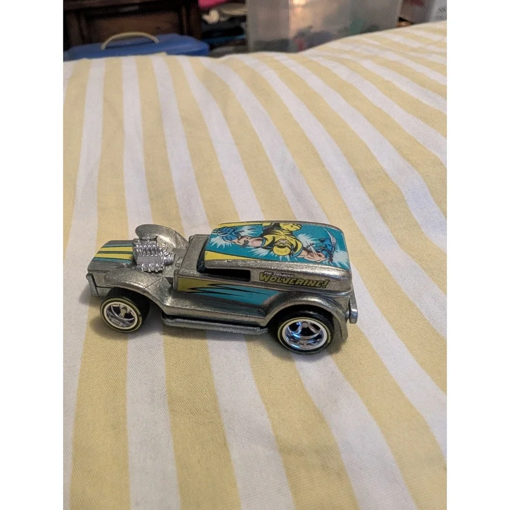 Hot Wheels Marvel Wolverine Double Demon Delivery Pop Culture Real Riders Silver